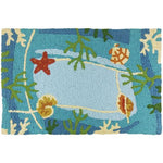 Jellybean Underwater Coral & Starfish Indoor & Outdoor Rug