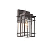 Chloe Lighting CH2S211RB14-OD1 Kenneth Transitional 1 Light Rubbed Bronze Outdoor Wall Sconce 14`` Height