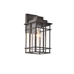 Chloe Lighting CH2S211RB14-OD1 Kenneth Transitional 1 Light Rubbed Bronze Outdoor Wall Sconce 14`` Height