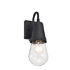 Chloe Lighting CH2S297BK13-OD1 Jeffree Transitional 1 Light Textured Black Outdoor Wall Sconce 13`` Height