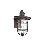 Chloe Lighting CH2S298RB14-OD1 Markus Transitional 1 Light Rubbed Bronze Outdoor Wall Sconce 14`` Height