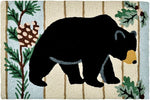 Jellybean Black Bear & Pine Indoor & Outdoor Rug