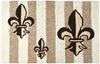 Jellybean Fleur De Lis Indoor & Outdoor Rug