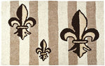 Jellybean Fleur De Lis Indoor & Outdoor Rug