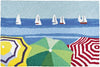 Jellybean Sailboats In The Distance Indoor & Outdoor Rug