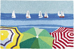 Jellybean Sailboats In The Distance Indoor & Outdoor Rug