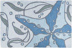 Jellybean Floating Starfish Indoor & Outdoor Rug