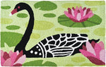 Jellybean Black Swan Indoor & Outdoor Rug