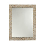 Chloe Lighting CH8M003LM32-FRT Reflection Seashell Finish Rectangular Framed Wall Mirror 32`` Height
