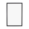 Chloe`s Reflection Textured Black Rectangular Framed Wall Mirror 36`` Height