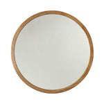 Chloe`s Reflection Oak Finish Framed Wall Mirror 28`` Height