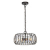Chloe Lighting CH2S842RB16-UP3 Kennedy Transitional 3 Light Rubbed Bronze Ceiling Pendant Fixture 14`` Width