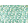 Dancing Waves Microfiber Rug – Washable Accent for Entryway or Kitchen