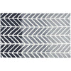 Gray Arrow Runner Rug – Soft & Washable Accent