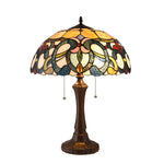 Chloe Lighting CH3T137BV16-TL2 August Tiffany-style Dark Bronze 2 Light Victorian Table Lamp 16" Shade