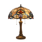 Chloe Lighting CH3T224BV16-TL2 Ellington Tiffany-style Dark Bronze 2 Light Victorian Table Lamp 16" Shade