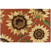 Jellybean Provence Sunflowers Indoor & Outdoor Rug