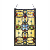 Chloe Lighting CH1P229AV26-GPN Jenice Tiffany-Style Victorian Stained-Glass Window Panel 26`` Height