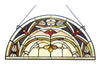 Chloe Lighting CH1P336GV24-GPN Marion Tiffany-Style Victorian Stained-Glass Window Panel 12.5`` Height