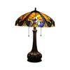 Chloe Lighting CH8T200RV19-TL2 Adalaide Tiffany-Style Victorian Stained Glass Table Lamp 25" Width