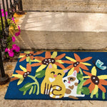 Adorable Cat-Themed Rug for Porch, Kitchen, or Entryway