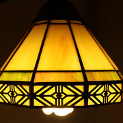 Chloe Lighting CH8T915IM21-DC3 Aston Tiffany-Style Mission Stained Glass Mini Chandelier 20.5`` Overall Width