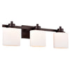 Chloe Lighting CH21036RB24-BL3 Solbi Contemporary 3 Light Oil Rubbed Bronze Bath Vanity Fixture 24`` Wide