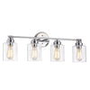 Chloe Lighting CH2R119CM30-BL4 Karson Transitional 4 Light Chrome Bath Vanity Fixture 30 `` Wide