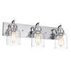 Chloe Lighting CH2R128CM24-BL3 Thierry Transitional 3 Light Chrome Bath Vanity Fixture 24`` Wide