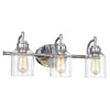 Chloe Lighting CH2R147CM24-BL3 Adair Transitional 3 Light Chrome Bath Vanity Fixture 24`` Wide