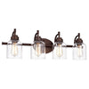 Chloe Lighting CH2R147RB30-BL4 Adair Transitional 4 Light Oil Rubbed Bronze Bath Vanity Fixture 30`` Wide