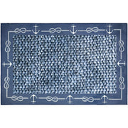 Jellybean Nautica Indoor Rug – Nautical-Themed, Soft, Durable, and Easy-to-Clean Accent Rug for Living Rooms, Bedrooms & Entryways