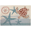 Turtle Accent Rug – Coastal Beach House Indoor Carpet