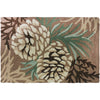 Jellybean Pine Cone Indoor Only Rug