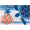 Jellybean Turtle Medallion Indoor Only Rug