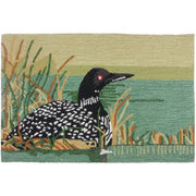 Nature-Inspired Loon Design Indoor Rug