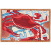 Jellybean Blue Heron Accent Rug – Coastal Wildlife Design