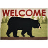 Jellybean Black Bear Welcome Indoor Only Rug