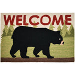 Jellybean Black Bear Welcome Indoor Only Rug