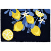 Jellybean Lemons On Indigo Indoor & Outdoor Rug