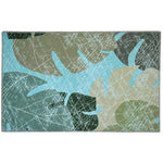 Jellybean Faded Tropical Leaves Indoor Only Rug