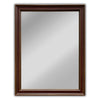 Chloe`s Reflection Vertical Hanging Wood Black/golden Finish Rectangle Framed Wall Mirror 35`` Height