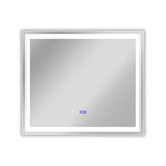 Chloe Lighting CH9M001BL28-HRT Luminosity Back Lit Rectangular Touch Screen Led Mirror 3 Color Temperatures 3000k-6000k 28`` Wide