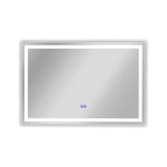 Chloe Lighting CH9M001BL36-HRT Luminosity Back Lit Rectangular Touch Screen Led Mirror 3 Color Temperatures 3000k-6000k 36`` Wide