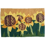 Jellybean Summer Sunflowers Indoor & Outdoor Rug