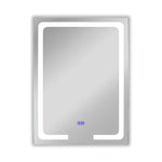 Chloe Lighting CH9M007BL32-VRT Luminosity Back Lit Rectangular Touch Screen Led Mirror 3 Color Temperatures 3000k-6000k 32`` Height