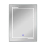 Chloe Lighting CH9M020BL32-VRT Luminosity Back Lit Rectangular Touch Screen Led Mirror 3 Color Temperatures 3000k-6000k 32`` Height