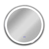 Chloe Lighting CH9M076EB24-RND Luminosity Embedded Round Touch Screen Led Mirror 3 Color Temperatures 3000k-6000k 24`` Wide