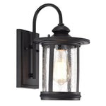 Chloe Lighting CH22026BK13-OD1 Cole Transitional 1 Light Textured Black Outdoor Wall Sconce 12`` Height