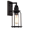 Chloe Lighting CH2D212BK13-OD1 Clarke Transitional 1 Light Textured Black Outdoor Wall Sconce 13`` Height